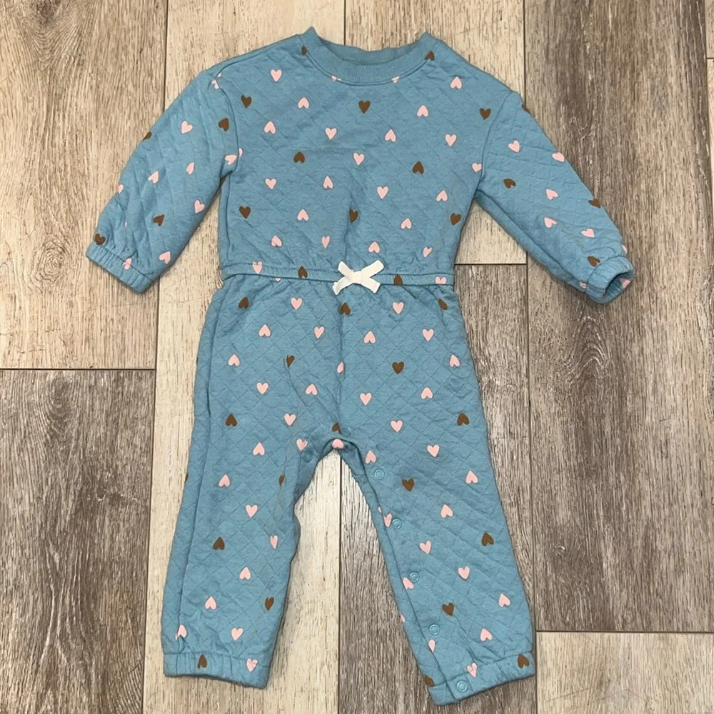 Carter's Baby Girls Long Sleeve Jumpsuit